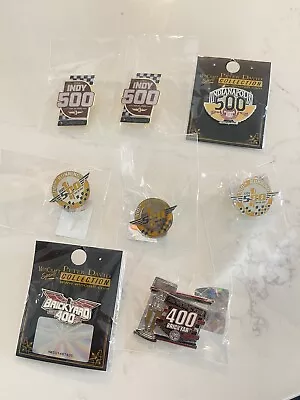 Mixed Lot Of INDY 500 & BRICKYARD 400 Lapel Pins 2011201620182020 • $39