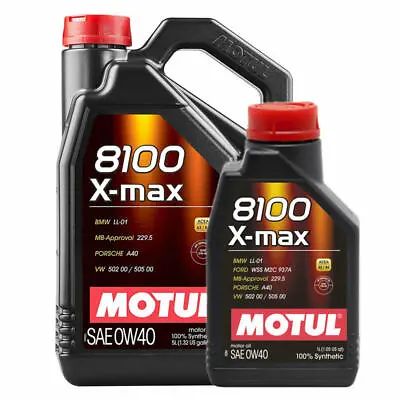 £12.90 • Buy Motul 8100 X-MAX 0W40 Fully Synthetic Engine Oil. 1 To 10 Litres. Motul 0W-40