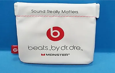 Beats Pouch Pocket Carrying Soft Case For Monster Beats  In-Ear Earphones(cream) • $8.85