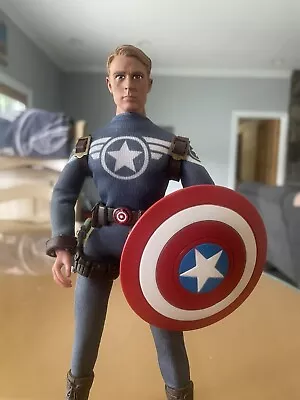 Mego Commander Steve Rogers Captain America  Custom   Amazing Piece • $100