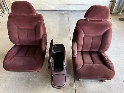 1995 Silverado Sierra Seats W/ Console Oem 88-98 1996 1997 1998 • $712.50