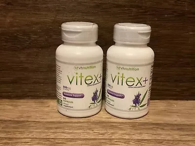 Vitex Chaste Tree Berry Extract 60 650mg Caps EXP 9/2025 Lot Of 2 VH Nutrition • $16.95