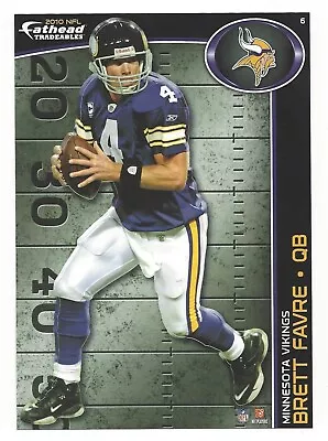 Brett Favre Fathead Tradeables Minnesota Vikings Wall Decal Sticker 2010 #6 Rare • $19.95