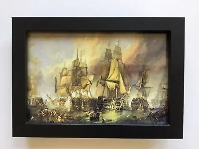 £6.99 • Buy Battle Of Trafalgar. Framed Print