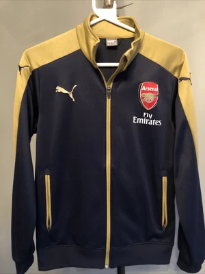 £7.99 • Buy Boys ARSENAL Official Puma Football Training Tracksuit Top Size YXL