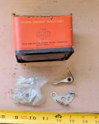 2 New Delco Remy Ignition Point Sets 1937-50 Olds 1937-52 Pontiac +packard More • $8