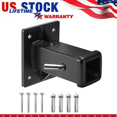 SPARKWHIZ Bolt On Hitch Receiver Tube 2 Inch Hitch Wall Mounted Hitch Mount USA • $39.50