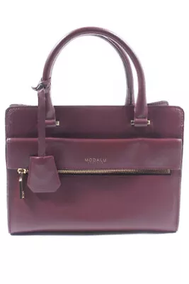 Modalu Erin Bag Hand Leather Red /Kf0525 Ladies • $148.73