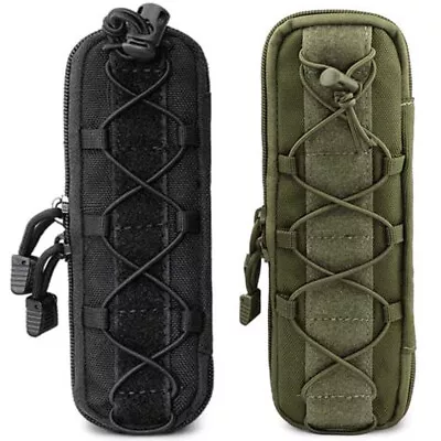 Tactical Molle Pouch Military Knife Sheath Waist Pack EDC Tool Flashlight Holder • $8.99