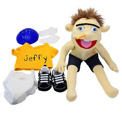 Jeffy Puppet Doll Plush Toy Fabric Polyester Cotton Non Woven Handmade Kids Gift • $35.99