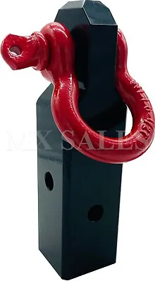RED D-RING 2-1/2  SOLID SHANK SHACKLE 13000 LBS CAPACITY Red RECEIVER HITCH  • $45.99