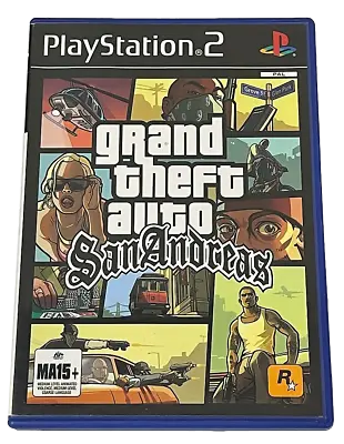 Grand Theft Auto San Andreas PS2 PAL Manual And Map *Complete* • $29.90