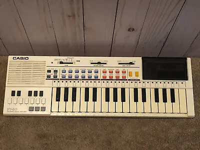 $49 • Buy 80s Casio PT-80 Mini Electronic Piano Keyboard  With Casette!! Tested/Working