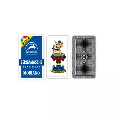 Modiano Bergamasche Scopa Plastic Cards • $4.50