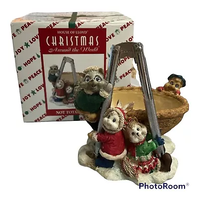 $16.09 • Buy House Of Lloyd Christmas Nut Cracker Bowl Set Animals In Original Box 1997