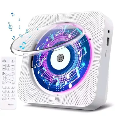 Gueray CD Player With Speakers Radio Bluetooth Remote Control...  • £22