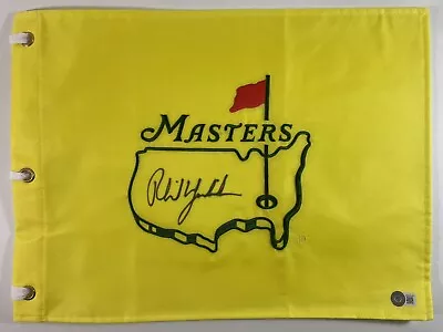 Phil Mickelson Signed Autographed Undated Masters Golf Pin Flag Beckett Bas Coa • $499.95