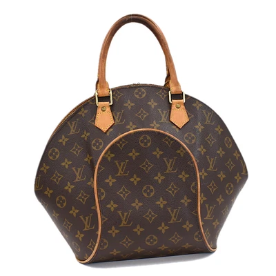 £372.95 • Buy Auth LOUIS VUITTON Monogram Ellipse MM M51126 Hand Bag Brown Canvas A-w29