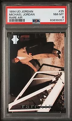 1994 Upper Deck MJ Rare Air 25 Michael Jordan - PSA 8 • $126.75