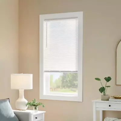 Mainstays Cordless 1  Vinyl Light Filtering Blind White 23 X64   New • $14.87