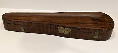 Antique Wood Veneered Violin Case — Walnut Veneer. As Shown • $151.25