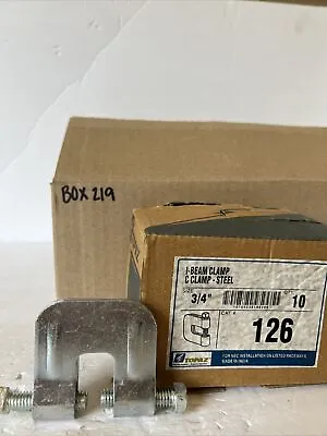 Topaz 126 I-Beam Clamp C Clamp-Steel Qty In Box-10 • $31.99