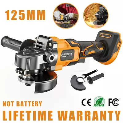 18V 125mm Electric Cordless Brushless Angle Grinder For Makita Li-ion Battery UK • £23.85