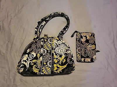 Vera Bradley Baroque Eloise Kiss Lock Closure Purse Handbag With WALLET • $33.99
