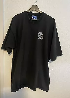 Vintage 90s Oakland Raiders T-Shirt 2XL Black • $20