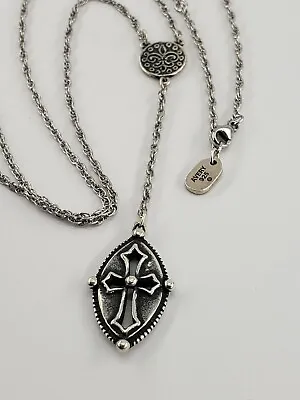 $300 • Buy James Avery Artisan Jewelry Sterling Silver Cross Necklace Retired Religious God