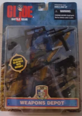 GI Joe Weapons Depot Battle Gear SA-80 Rifle Bayonet Desert Storm M-16 AR-15 MP5 • $24.99