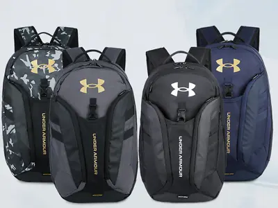 Under Armour Waterproof Backpack School Sports Outdoor Travel Large Capacity New • £25.18