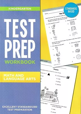 Kindergarten Math & Language Arts Standards Based Excellent Standardized Test   • $6.95