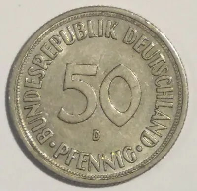 German 50 Pfennig Coin 1970 • £1.25
