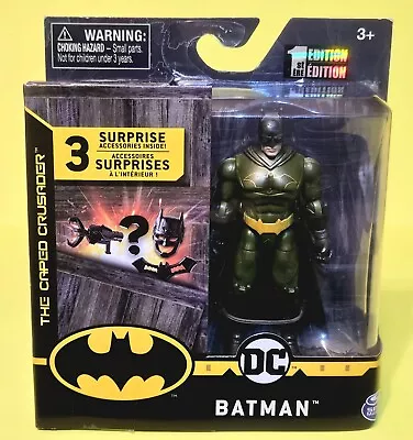 DC Caped Crusader RARE Green Costume BATMAN 1st Edition CREATURE CHAOS Figure ! • $14.99