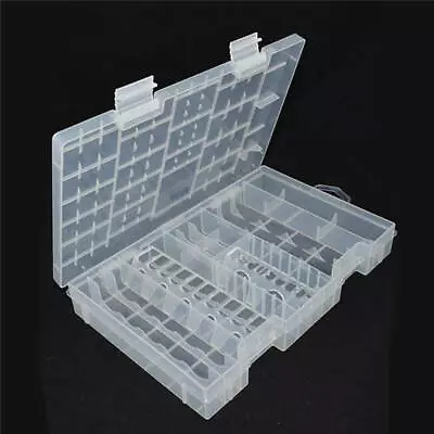 Battery Box Storage Case Holder Organizer Plastic For AA AAA C D 9V Batteries • $11.59