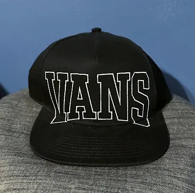 Vans Off The Wall Punk Big Logo Trucker Adjustable Snapback Hat Cap • £19.27