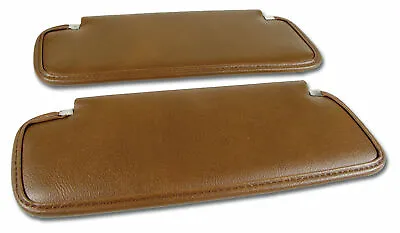 Corvette C3 Sunvisors Dark Saddle Madrid 1973 • $115.99