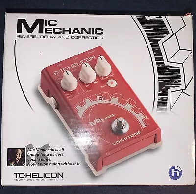 TC Helicon Mic Mechanic Vocal Effects Pedal W/ Power Supply - Mint Cond • $50