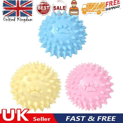 £4.99 • Buy Pets Chewing Toy Molar Cleaning Tooth TPR Bite-Resistant Hedgehog Ball Gift UK