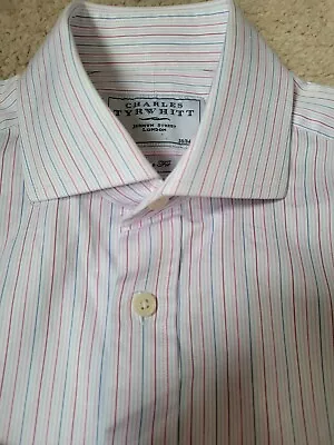 £13.99 • Buy Charles Tyrwhitt 15  Slim Fit Striped Shirt