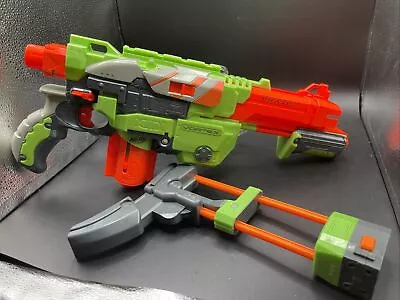 Nerf Vortex Praxis With Stock Magazine & Nerf Disks 2011 Discontinued Unit • $40