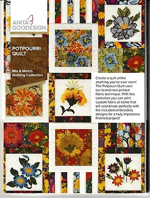 Potpourri Quilt Anita Goodesign Embroidery Machine Design CD 293AGHD • $14.99