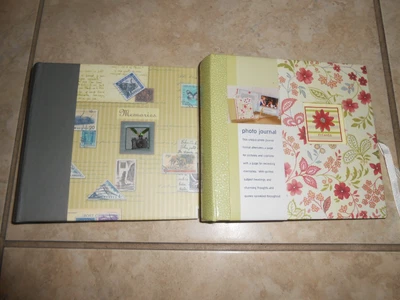 $22.99 • Buy Lot Of--2--New Seasons 50 Photos Pictures Memories Photo Journal Album Keepsake