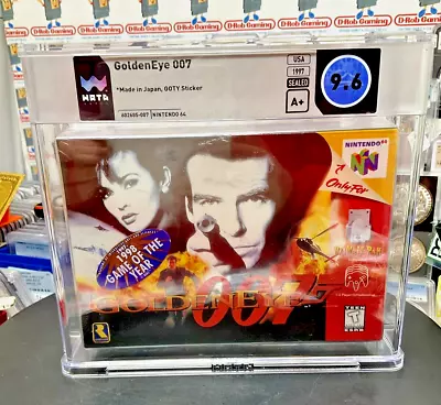 007 Goldeneye N64 Red Label New Sealed VGA WATA Nintendo 64 NES SNES James Bond • $12000