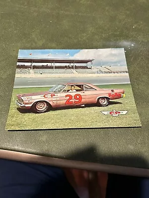 1965 NASCAR Vintage Dick Hutcherson Holman Moody  Postcard Hero CardHand Out • $14.99