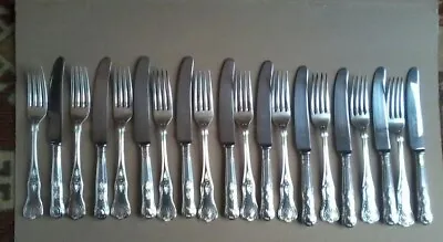 Mappin &webb 10 X Table Forks (8 )10x Table Knives Francis Newton(8.5 )kings. • £40