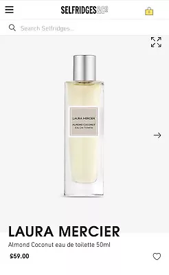 Laura Mercier Almond Coconut Eau De Toilette Perfume 50ml New & UnBoxed • £64.99