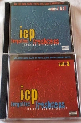 $22 • Buy ICP Forgotten Freshness Vol 1,2,&3 CD 1998,2001-02 Psychopathic Records Twiztid!