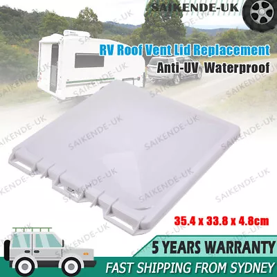 Anti-UV RV Roof Vent 14  Lid Cover Replacement Caravan Campers Trailer White AU • $40